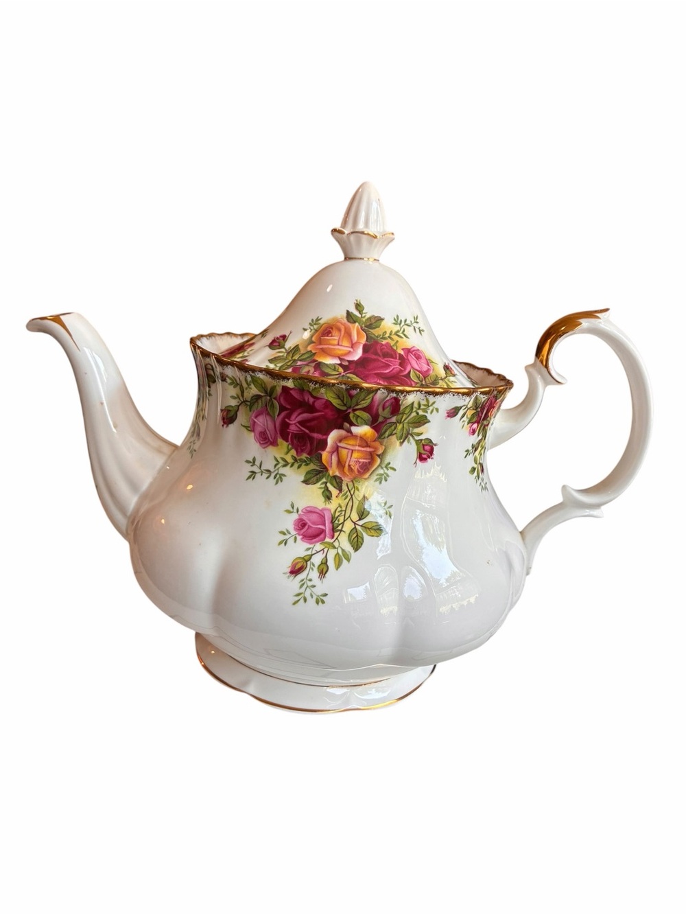 Royal Albert Old Country Roses Teapot